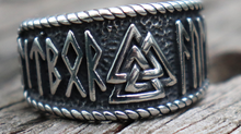 Nordic Runes Stainless Steel RIng 316L - RAREBoutiques