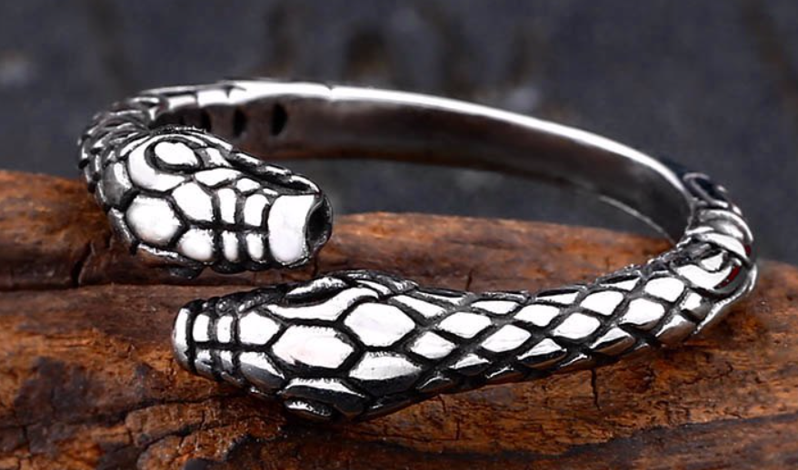 Snake ring stainless sale steel