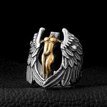 Winged Angel Stainless Steel Ring