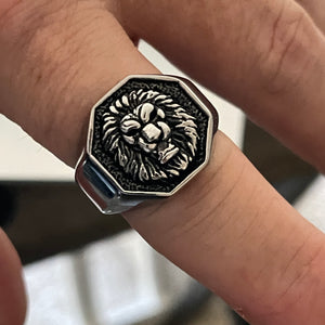 NEW ITEM - Stainless Steel Lion Head Ring