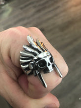 Indian Head Skull - Stainless Steel 316L - RAREBoutiques