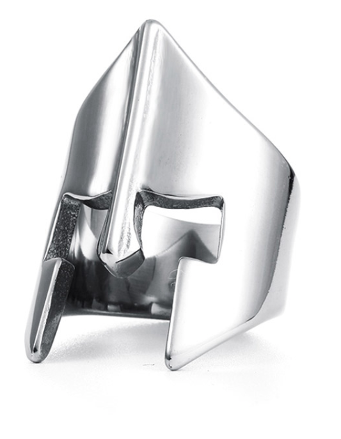 Gladiator  Helmet Stainless Steel Ring 316L - RAREBoutiques