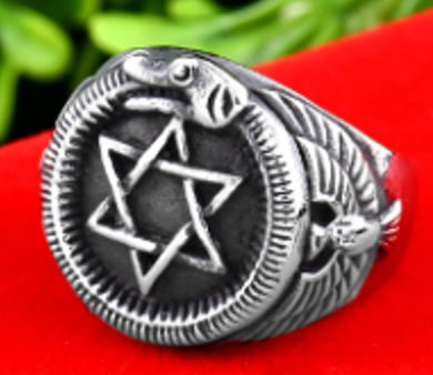 Star of David Stainless Steel Rings 316L - RAREBoutiques