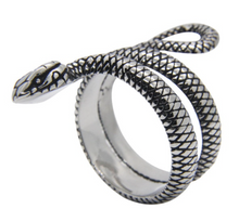 NEW ITEM - Snake Stainless Steel Cobra Ring