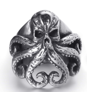 New Item - Octopus Ring Stainless Steel