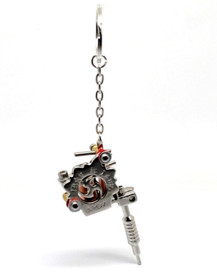 Mini Tattoo Machine Key Chain - Functional model D - RAREBoutiques