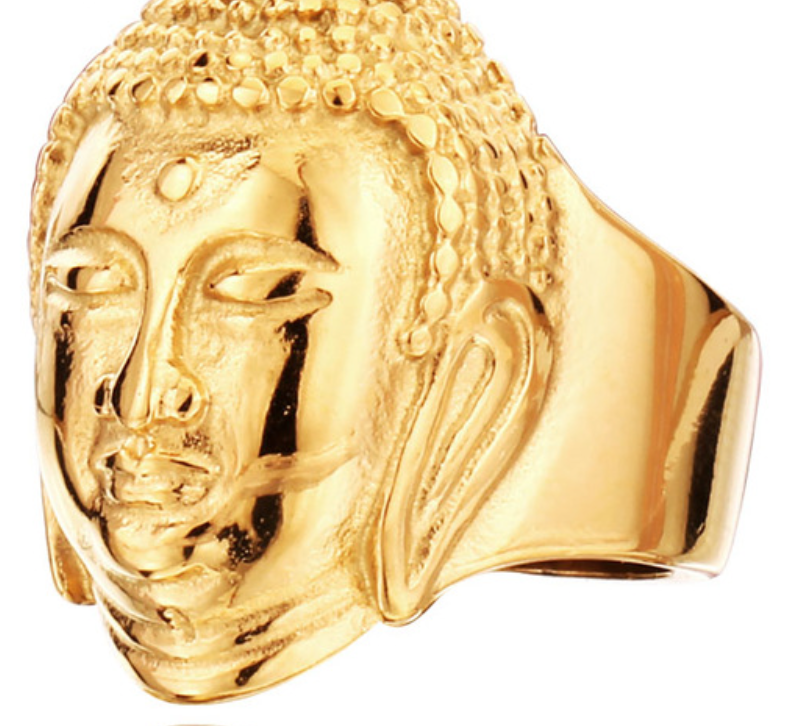 Buddha ring gold new arrivals