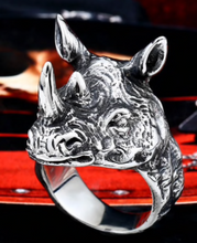 Rhino Stainless steel Ring 316L - Sizes 7 -13 - RAREBoutiques