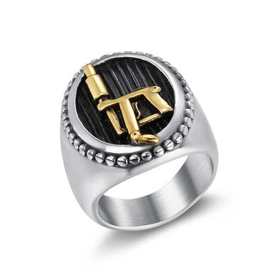 EXCLUSIVE - Tattoo Machine Stainless Steel Ring