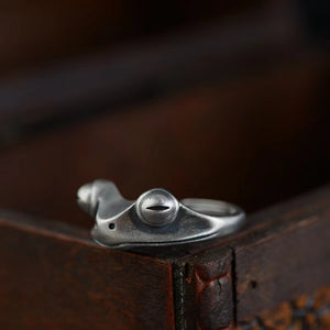 New Item - Stainless Steel Frog Ring