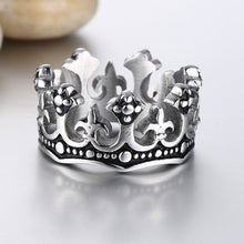 Crown Stainless Steel 316L Ring - Sizes 7 -14 - RAREBoutiques