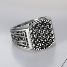 Mens Stainless Steel and CZ Ring