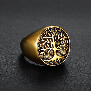 Tree Of Life Stainless Steel Ring 316L - Sizes 7 - 15 - RAREBoutiques