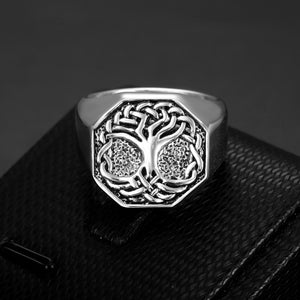 NEW ITEM - Tree Of Life Stainless Steel Ring  in Gold or Stainless