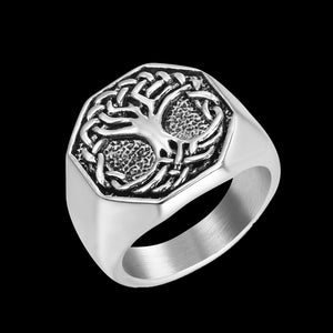 NEW ITEM - Tree Of Life Stainless Steel Ring  in Gold or Stainless